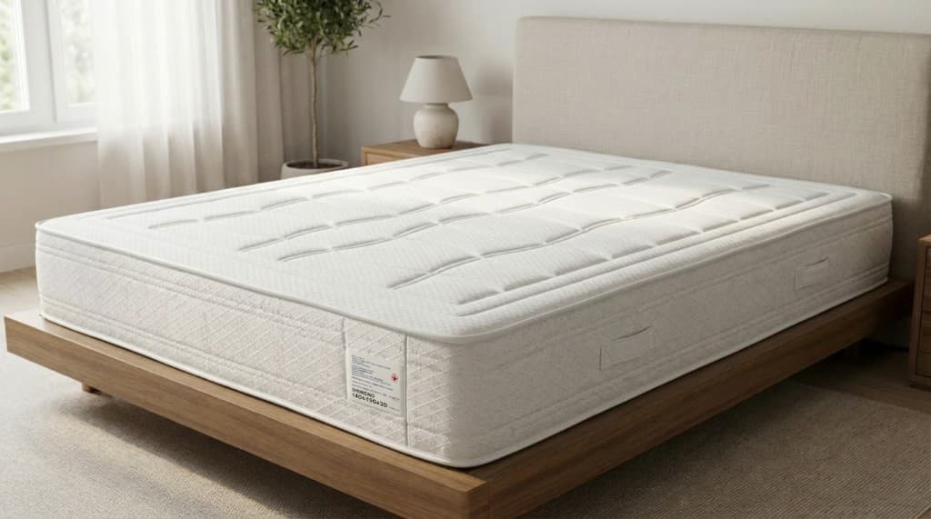 Matelas Diamond — Un matelas ferme et sécurisé, conçu pour allier soutien durable, hygiène et haute protection au quotidien.